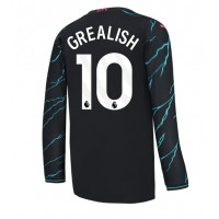 Pánský Fotbalový dres Manchester City Jack Grealish #10 2023-24 Třetí Dlouhý Rukáv